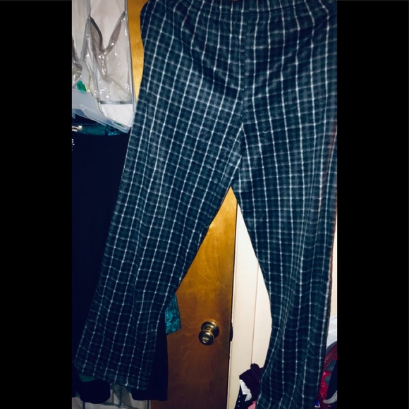 7 Apparel Essential Sleepwear Minky Plaid Pants - Picture 2 of 6